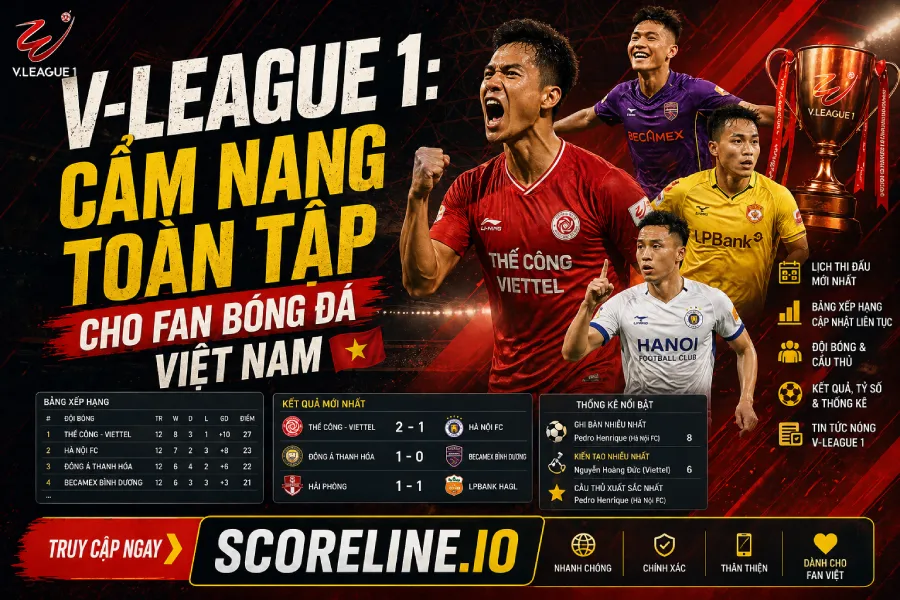 Sân vận động VN — nơi diễn ra cuồng nhiệt V-League