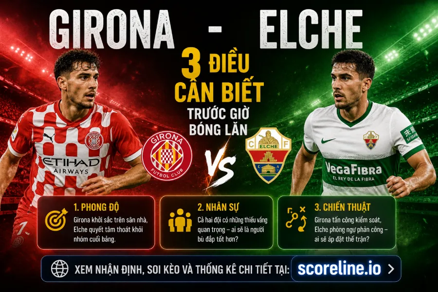 Girona vs Elche - La Liga match preview