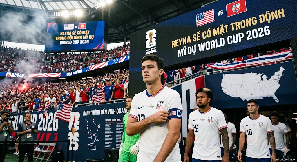 Reyna sẽ có mặt trong đội hình Mỹ dự World Cup 2026