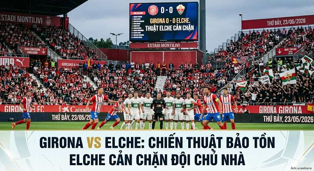 Girona vs Elche: Chiến thuật bảo tồn Elche cản chặn đội chủ nhà