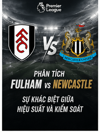 Phân tích Fulham vs Newcastle: Sự khác biệt giữa hiệu suất và kiểm soát
