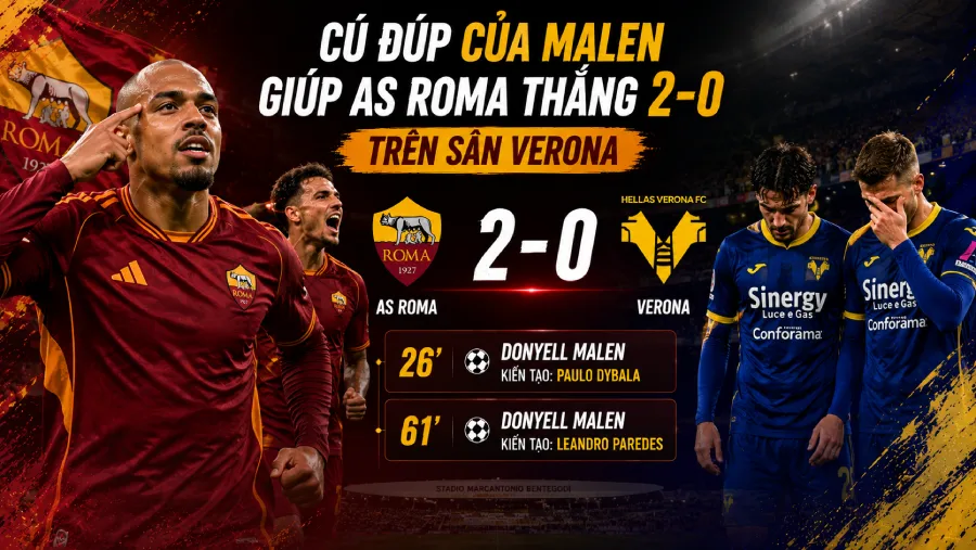 Hellas Verona vs AS Roma