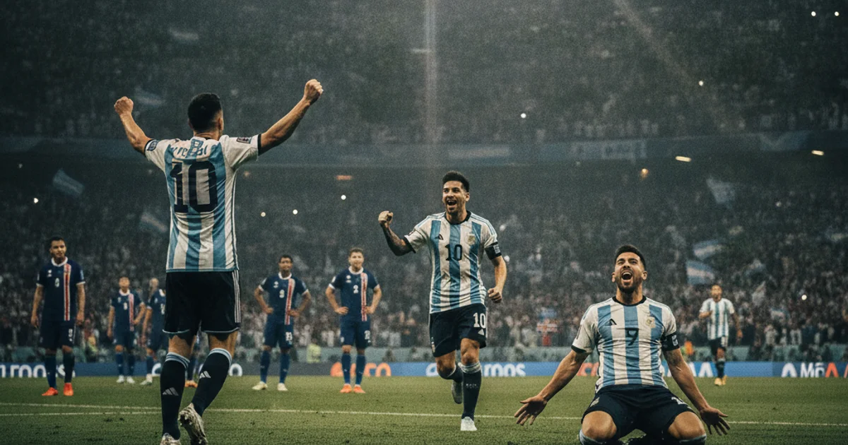 Argentina 3-0 Iceland: Barco, Messi và Almada lập công