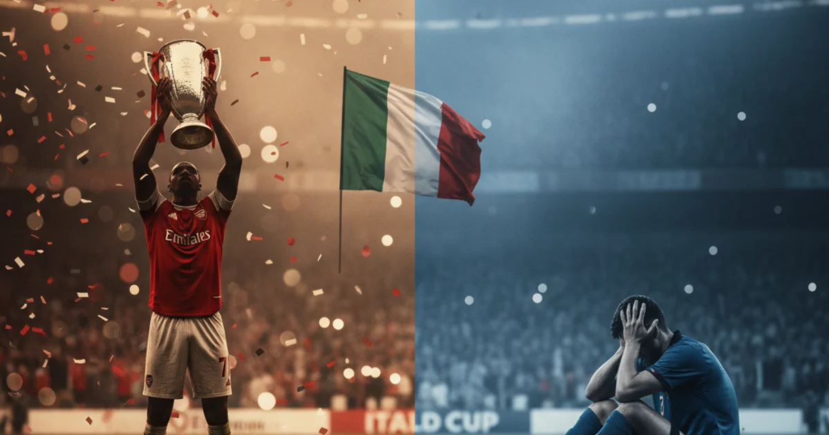 Bóng đá châu Âu 2025/26 — 6 bất ngờ lớn nhất Italia và Anh: Arsenal lên ngôi, Inter Milan sụp đổ, Italia vắng World Cup 2026
