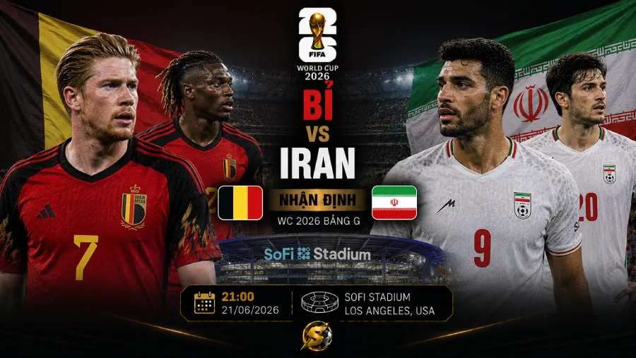 Bỉ vs Iran - World Cup 2026 match preview