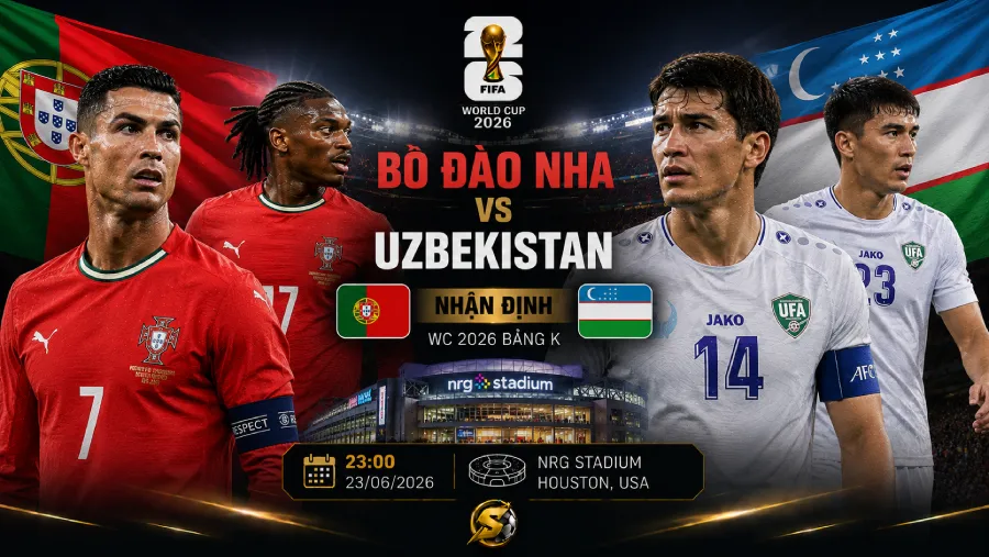 Bồ Đào Nha vs Uzbekistan - World Cup 2026 match preview