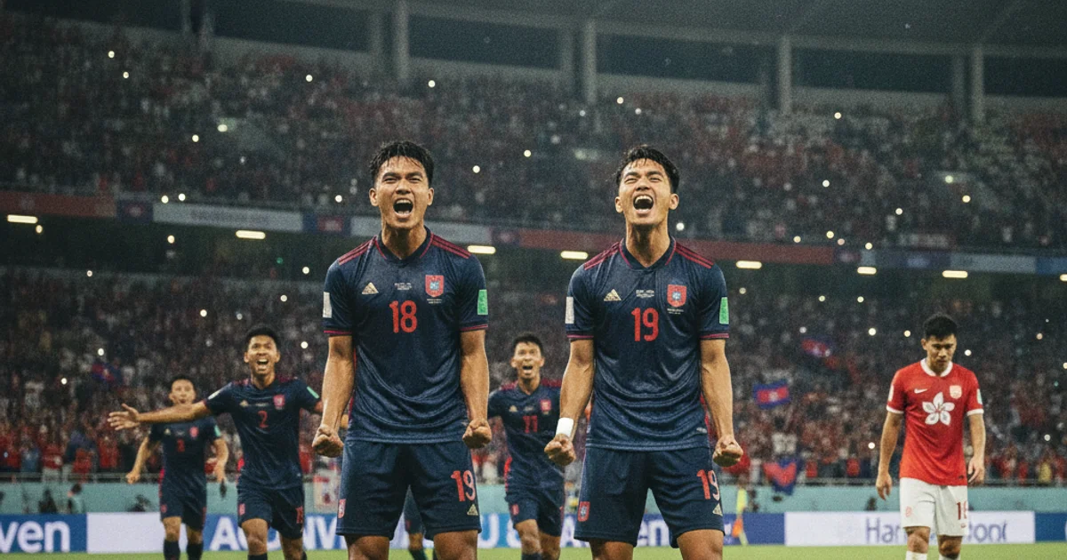 Cambodia 2-0 Hong Kong: Ogawa và Sieng lập công