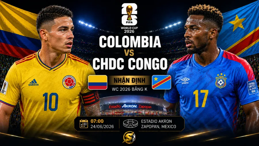 Colombia vs CHDC Congo - World Cup 2026 match preview