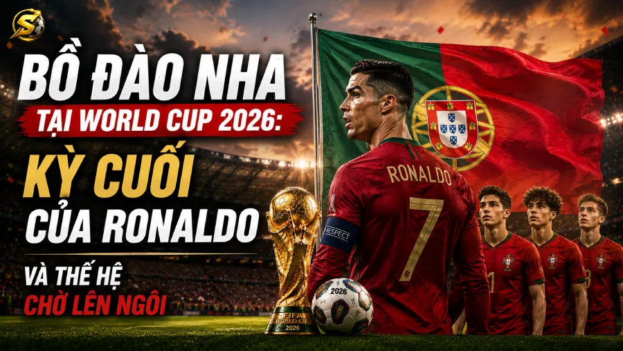 Bồ Đào Nha tại World Cup 2026: Kỳ cuối của Ronaldo và thế hệ chờ lên ngôi