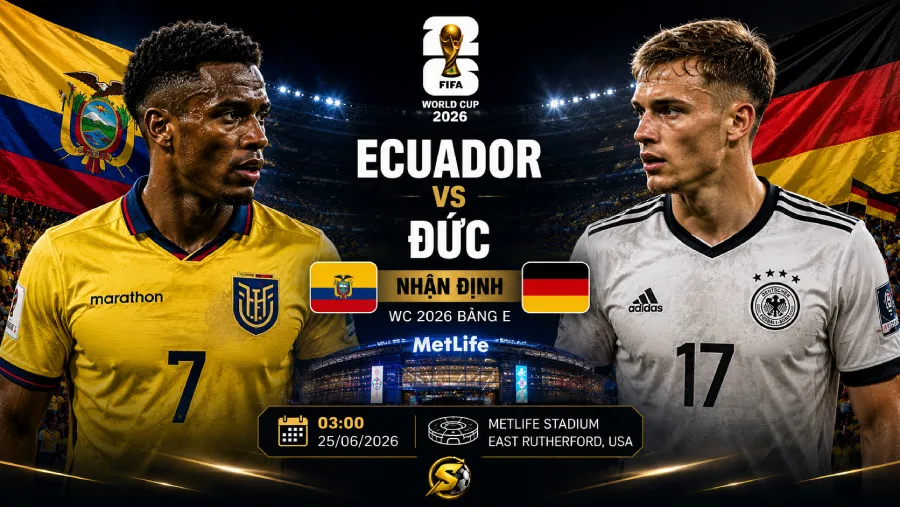 Ecuador vs Đức - World Cup 2026 match preview