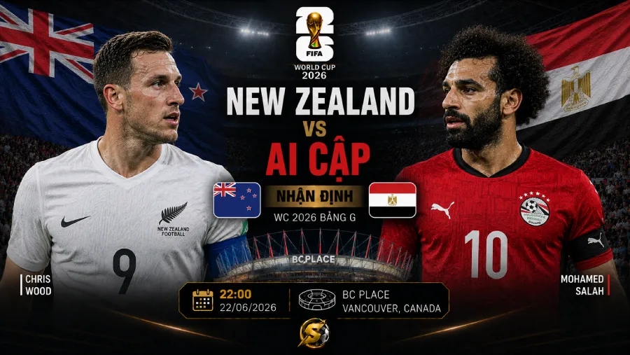 New Zealand vs Ai Cập - World Cup 2026 match preview