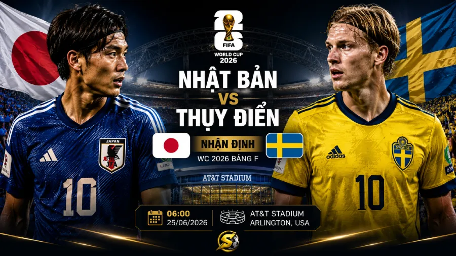 Nhật Bản vs Thụy Điển - World Cup 2026 match preview