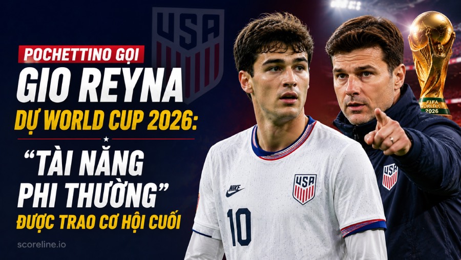 Pochettino gọi Gio Reyna dự World Cup 2026: "Tài năng phi thường" được trao cơ hội cuối