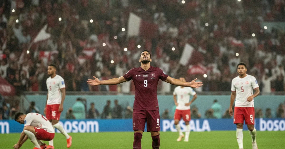 Qatar 1-1 Switzerland: Phút bù giờ nghẹt thở cứu chủ nhà khu vực | World Cup 2026