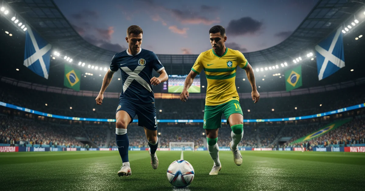 Phân tích trận Scotland vs Brazil World Cup 2026: bối cảnh, đội hình, lịch sử đối đầu