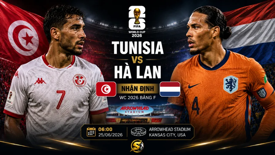 Tunisia vs Hà Lan - World Cup 2026 match preview