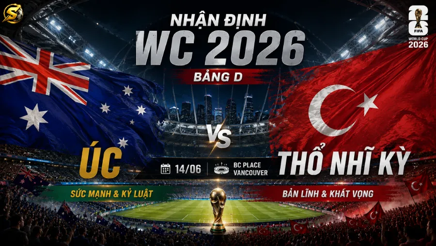 Úc vs Thổ Nhĩ Kỳ - World Cup 2026 match preview