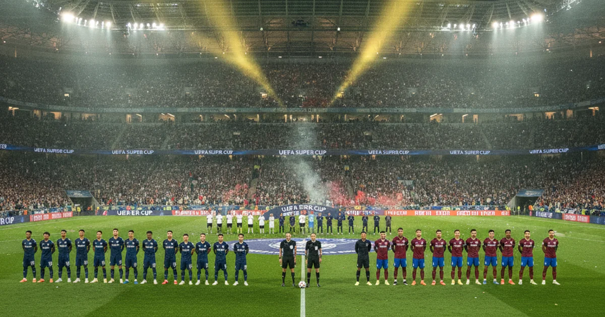 UEFA Super Cup 2025/26: Omar Artan cầm còi trận PSG vs Aston Villa vào tháng 8
