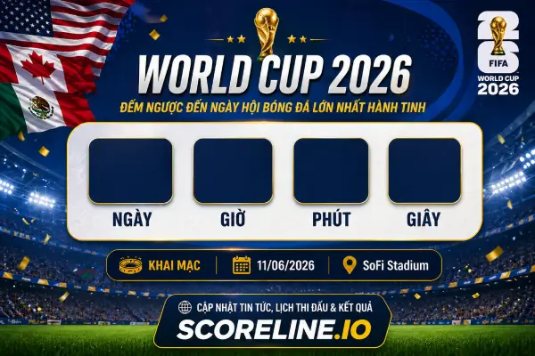 World Cup 2026 - đếm ngược ngày khai mạc